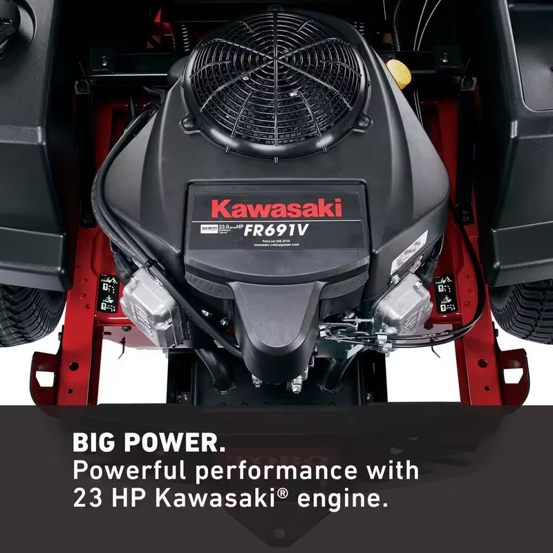 50 In. 23 HP Timecutter Ironforged Deck Kawasaki V-Twin Gas Dual Hydrostatic Zero Turn Riding Mower with Myride